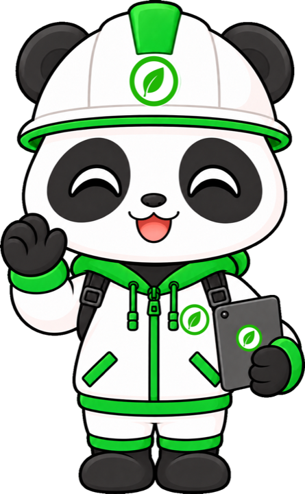 手を振るぱんまる